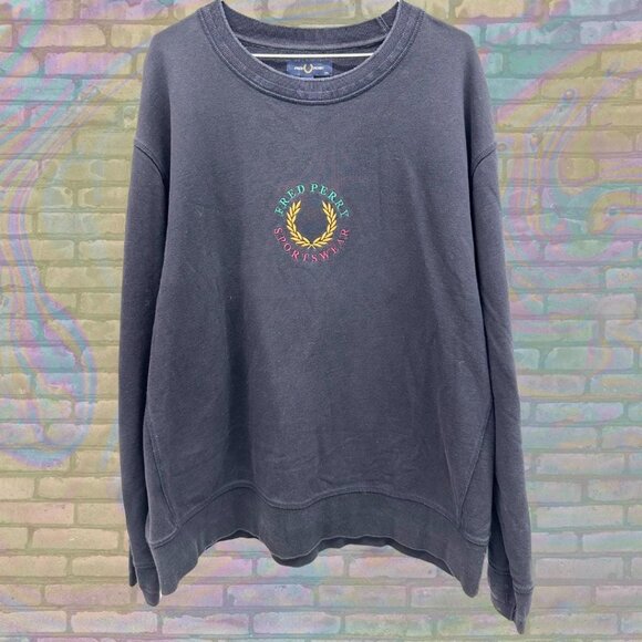 Vintage Fred Perry Sweatshirt, Unisex Sweater, Size 2XL - Picture 1 of 5